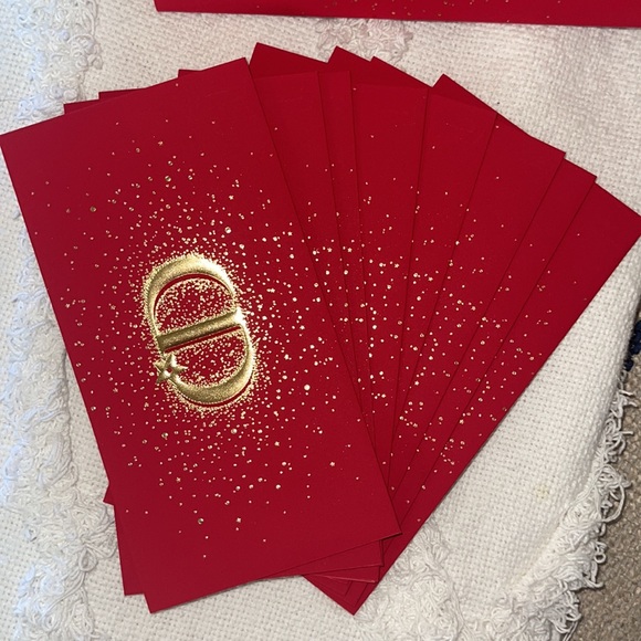 AUTHENTIC DIOR MONEY ENVELOPES SET OF 8 MATTE TEXTURE NWT - Picture 7 of 7